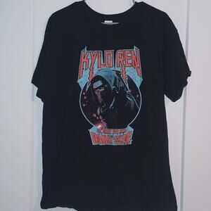 Kylo Ren Star Wars Graphic T-Shirt - Mens Large (L) - The Force Awakens x Disney